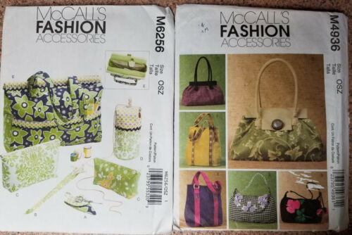 McCalls Craft Sewing Patterns Kids & Adult Hats & Handbags Totes Purses U-Choose - Picture 11 of 50