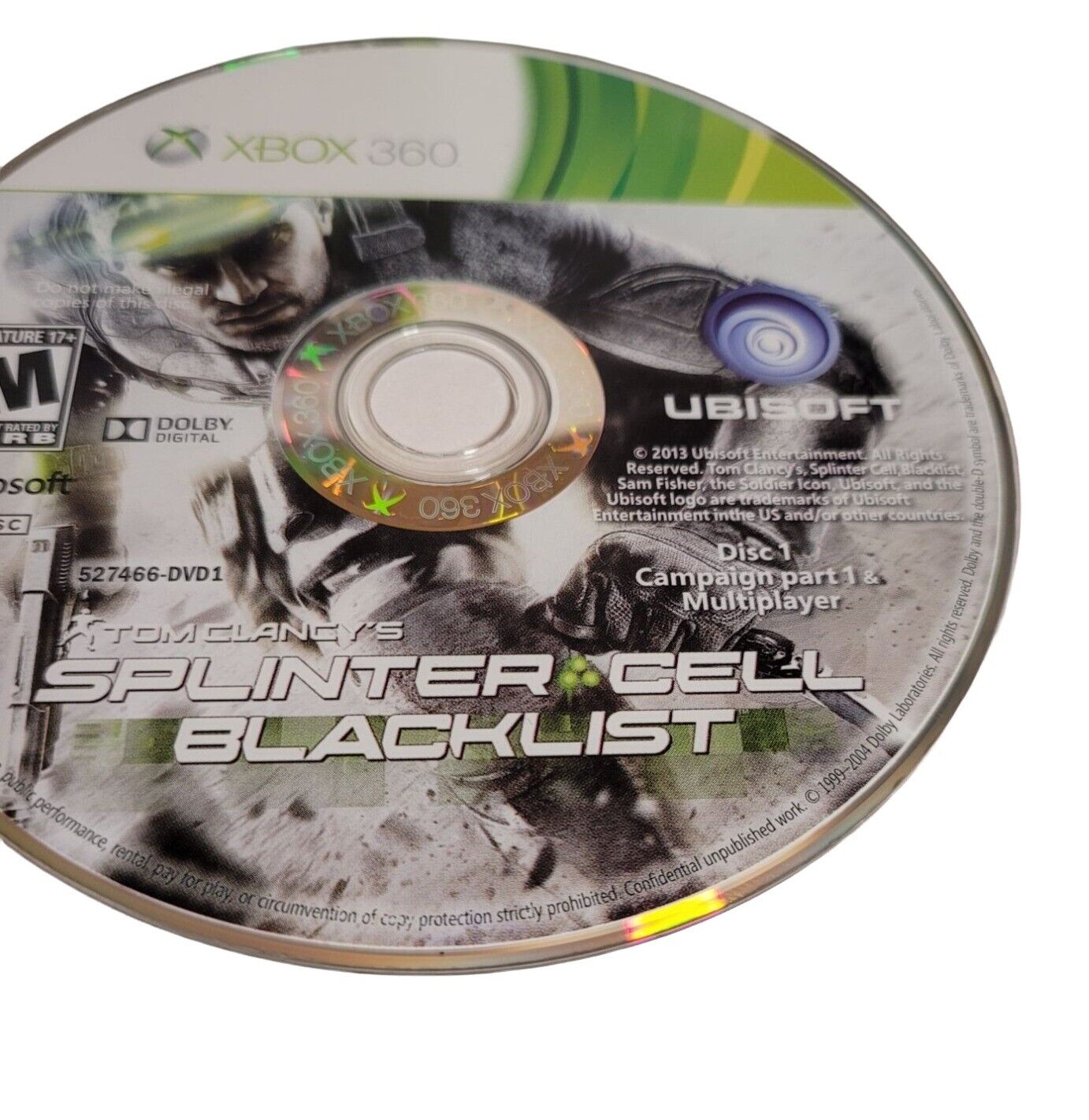 Jogo De Tiro Splinter Cell Blacklist Xbox 360 Midia Fisca Original