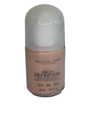 Max Factor High Definition Perfecting Makeup 1.25 oz #213 Cream Beige