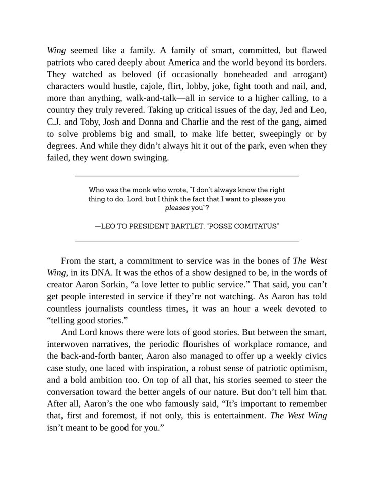 What's Next A Backstage Pass to The West Wing eBay