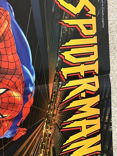 Lrg 2000 Spider-Man Game Ad Poster 20" x 15" N64 PlayStation PS1 GBC GamePro (J) - Picture 13 of 21