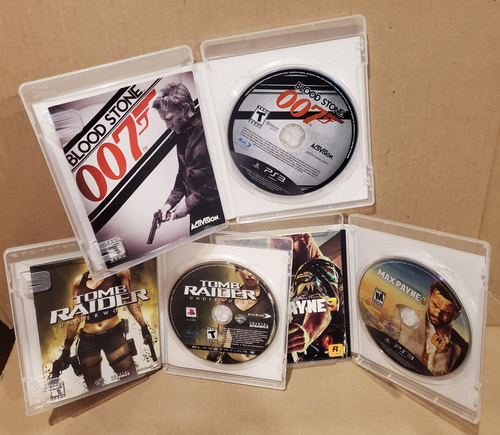 Max Payne 3, James Bond 007 - Blood Stone , Tomb raider- PS3 Sony PlayStation 3 - Picture 3 of 7