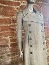 Vintage Biba Maxi Coat Late ‘60s Early 1970s Barbara Hulanicki Tweed. Size 8-10