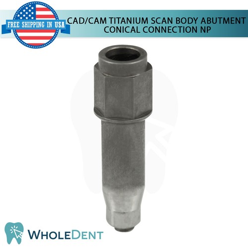 Titanium Scan Body Post CAD/CAM Dental Im plant Conical Connection NP Library - Picture 2 of 4