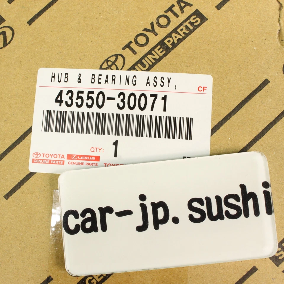 COJINETE DE CUBO DE RUEDA EJE DELANTERO TOYOTA GENUINO LEXUS IS250 IS300 IS350 43550-30071 Foto 4 de 4