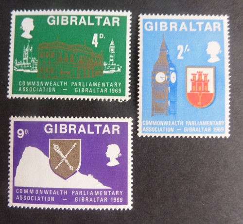 Gibraltar 1969 Commonwealth Parliamentary assoc SG233/5 MNH UM unmounted mint