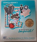 Vintage Accents & Borders 2 Images With Impact Software Clip Art 3D Graphics