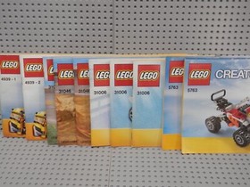 LEGO LOT 3 in 1 Set Creator 4939 Cool Cars  31046 Speeder 31006 Hopper 5763