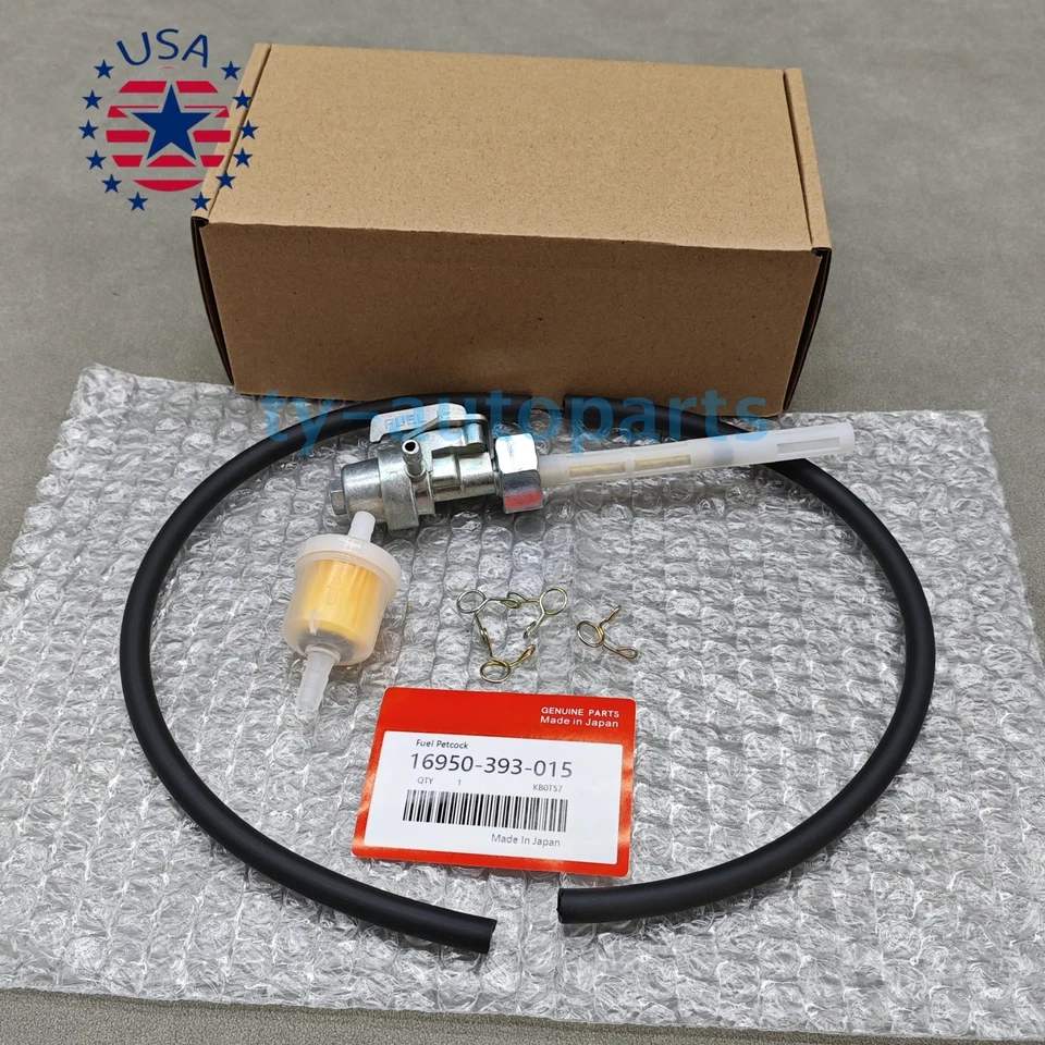 New ! Fuel Petcock Gas Tank Valve Switch For Honda CB550K CB750A CB750F CB750K Foto 2 de 4