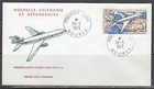 New Caledonia Scott C104 FDC - DC-10, First Direct Flight