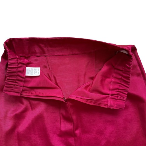 Vtg 90s Watters & Watters Formal Skirt Peplum Jacket Suit Fuchsia Pink Lace 10 - Picture 16 of 19