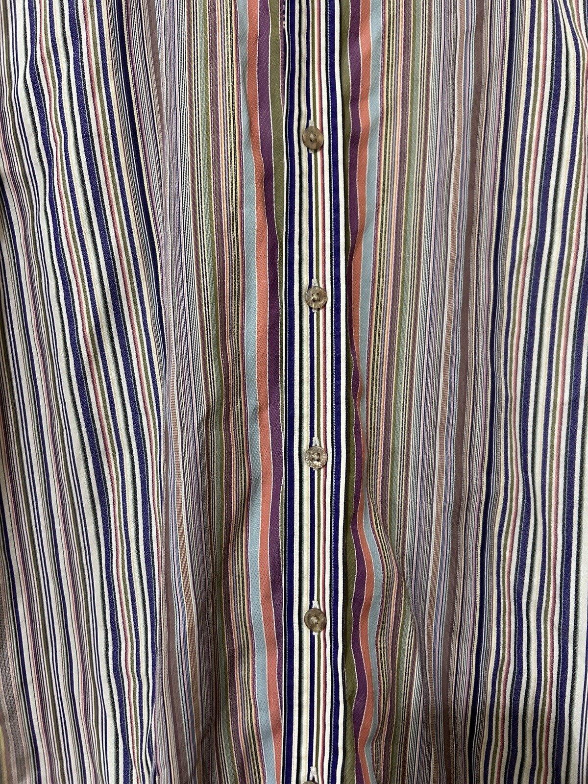 Robert Graham Collared Button Down Striped Long S… - image 2