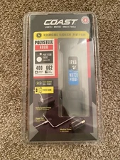 COAST Polysteel 400R Flood & Spot Rechargeable Flashlight & Power Bank
