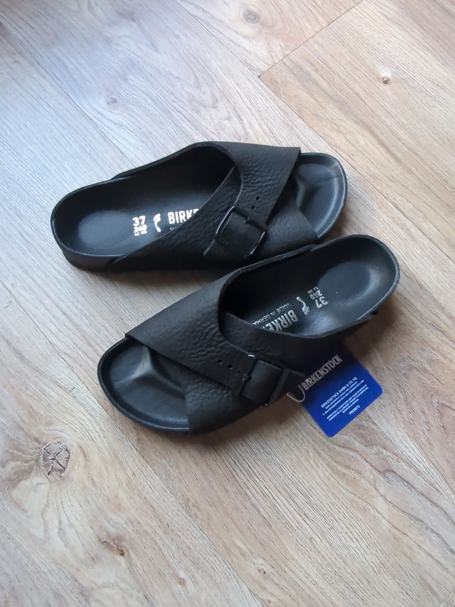 Birkenstock Exquisite Arosa All Leather Black Sandals EU 37