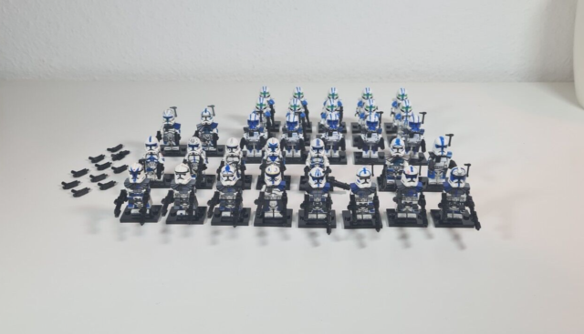 Customized Star Wars Minifiguren 501th Clone Trooper