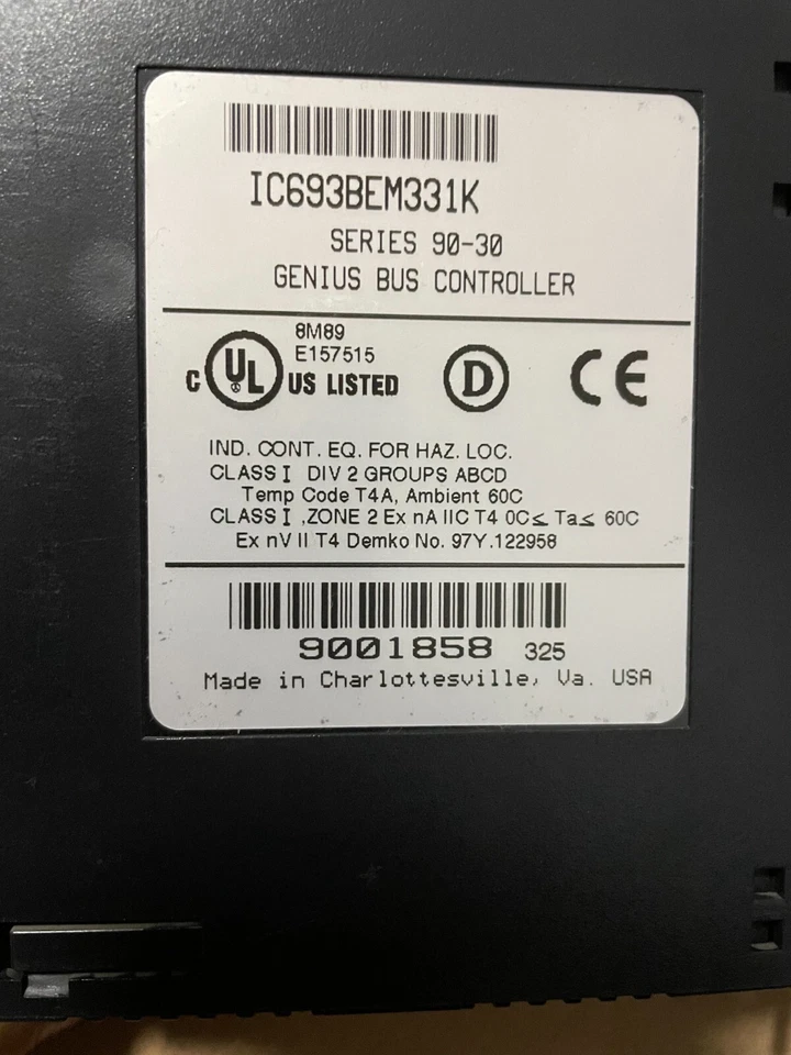 GE Fanuc 90-30 series Communication module IC693BEM331 Genius Bus Controller - Image 3 of 4