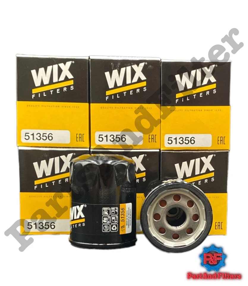 Filtro de óleo Wix 51356 (pacote com 6) - Imagem 2 de 2