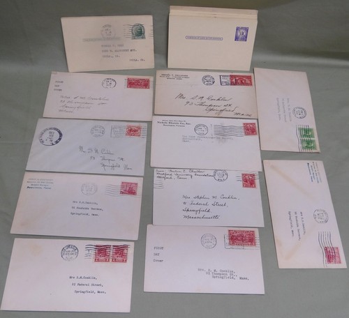 Lot of 30+ Air Mail FDC and 1950's Stamped Post Cards - Picture 4 of 8