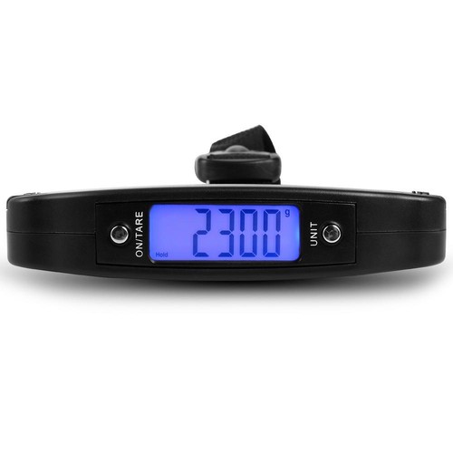 50kg Digital Luggage Scale Portable Weighing Weight Suitcase Travel Scale Strap - Picture 5 of 6