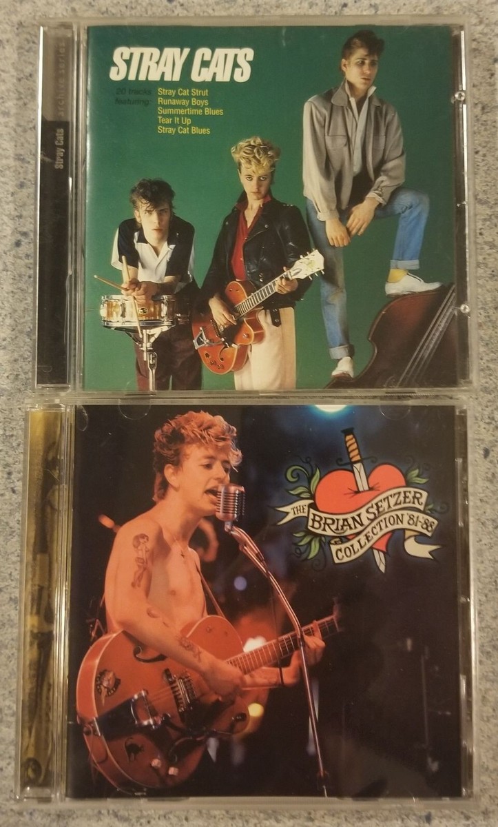 STRAY CATS & BRIAN SETZER CD 7枚セット Stray Cats Archive Series CD Rialto UK Import + Brian Setzer