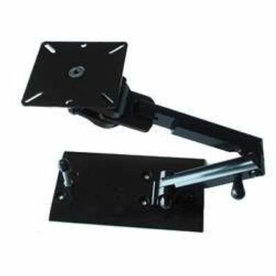 Ramco MSDSL-1 TV Wall Mount Double Swing Tilt Black 5-1/2''Height x 12-3/4'' Width