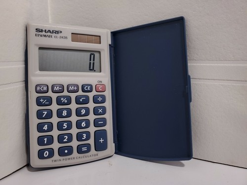 Sharp Elsi Mate EL-243S Twin Power Calculator - Picture 6 of 7
