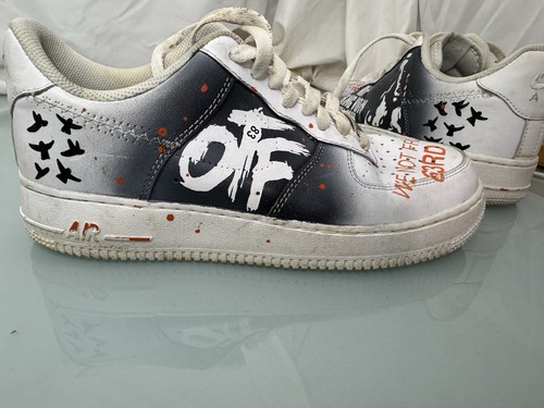 Nike Air Force One Rapper King Von airbrushed size 8.5. - Picture 10 of 19