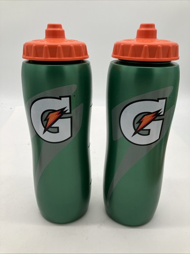 Lot De 2 Bouteilles D'Eau Gatorade 30 Oz - Marbre Rose Et Jaune - Occasion