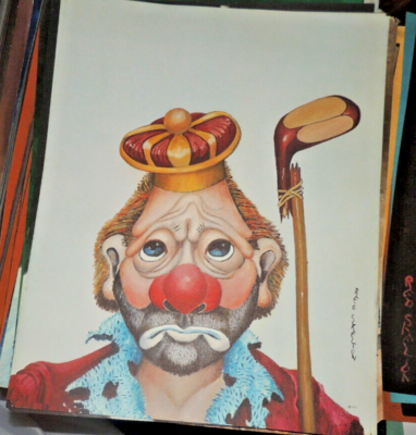 RED SKELTON SPECIAL YOU GET ALL 6 (SIX) LITHOGRAPHS COMMISSIONED