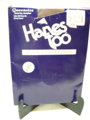 Hanes Too Pantyhose Sandalfoot 3Q Queen Barely There Control Top