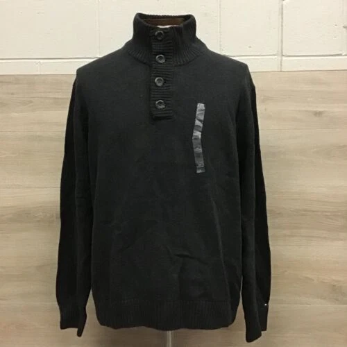 Tommy Hilfiger Turtleneck Casual Button-Down Shirts for Men