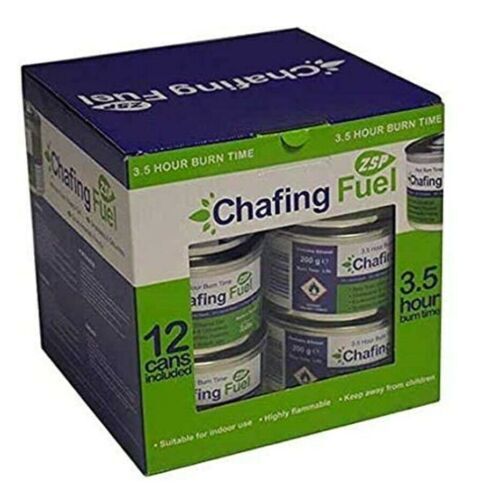 200G  Chafing Fuel Dish 3.5 Hour Burn Time Gel Cans Non Toxic Catering NEW - Picture 1 of 30