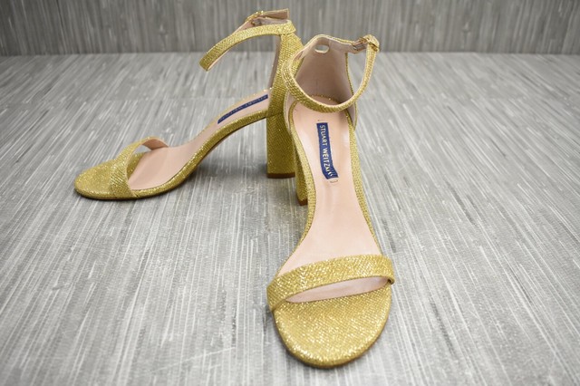 stuart weitzman nearly nude gold