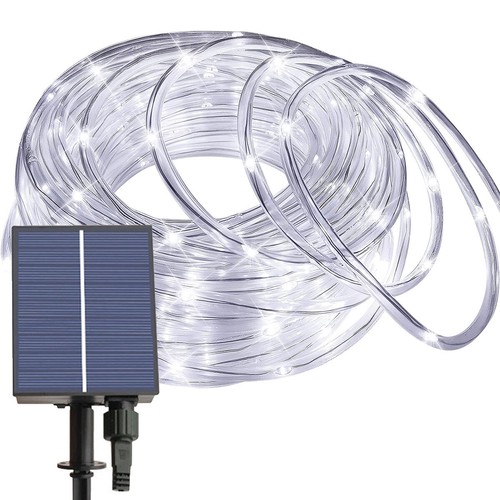 Solar Rope Tube Lights 100/200 LED Waterproof String Light Outdoor Garden Lamp - Picture 20 of 20