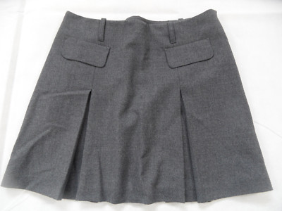 Mini Jupe Cappellini à Plis Gris – Taille IT 42 (DE 36), Occasion Très Bon État