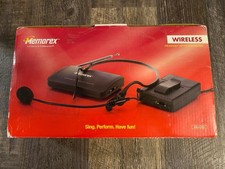 Memorex Wireless Headset Microphone Mka382 New In Box