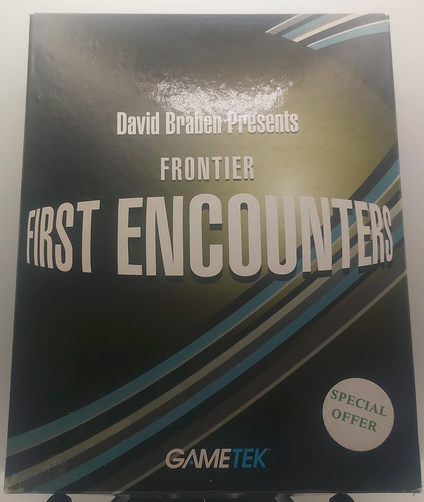 Frontier: First Encounters - David Braben Presents, Vintage Big Box TESTED CIB