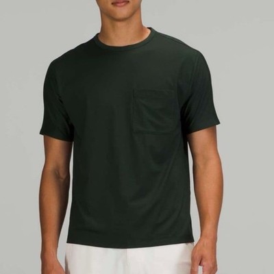 Lululemon The Fundamental Pocket T-Shirt in Rainforest Green Size Large