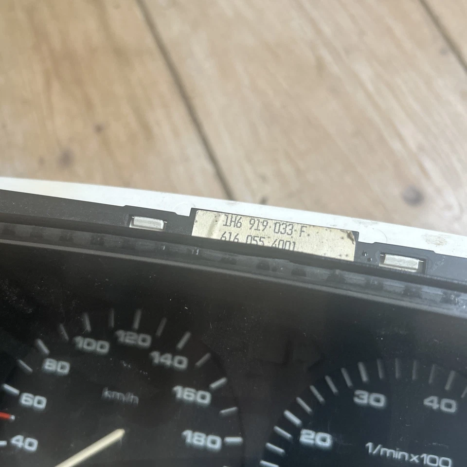 VW Golf 3 GTI VR6 Original Tacho Kombiinstrument MFA Motometer VW 1H6919033F - Bild 4 von 4