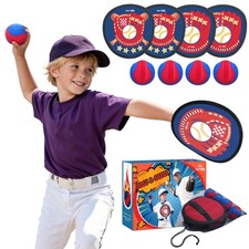 Toss and Catch Ball Game Set for , Baseball Glove  Catch Ball Toys,Outdoor G...
