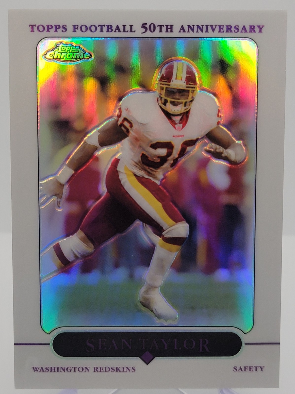 2005 Topps Chrome #2 SEAN TAYLOR Refractor 