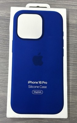 Genuine Apple Silicone Case with MagSafe 16 Pro - Ultramarine/ Brand New