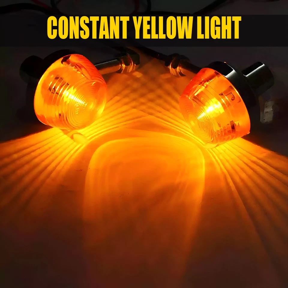 2x Luz intermitente moto Honda CT70 C70 CT90 XL100 CB350 CM400 CB450 Foto 3 de 4