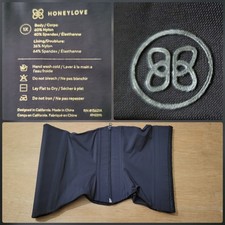 HoneyLove Sculptwear Waist Hero Cincher Women's Size 1X Black Corset FLAW