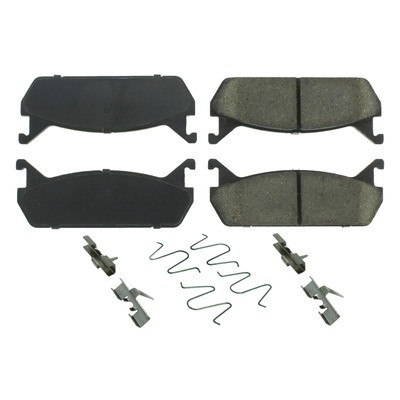 Centric Brake 105.0458, Kit Ceramic Posi-Quiet Ceramic Brake Pads With Shims And - Picture 2 of 10