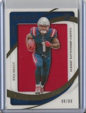 JA'LYNN POLK 2024 Panini Immaculate Clearly Immaculate RC  Jersey /99 Saints