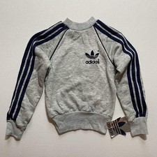 Vintage Adidas Sweatshirt Boys Small Oakland Athletics MLB Trefoil Made USA 80s