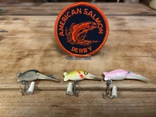 Vintage Luhr Jensen Eddie Pope Hot Shot 5’s (3) Nice :) Steelhead Fishing Lures