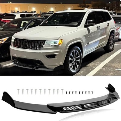 For Jeep Grand Cherokee Car Front Bumper Lip Splitter Spoiler Body Kit