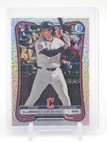 CHASE DELAUTER 2026 BOWMAN CHROME MEGA BOX MOJO REFRACTOR ROOKIE #37 Q4730